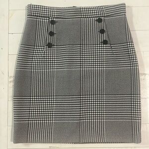 H&M Houndstooth Skirt